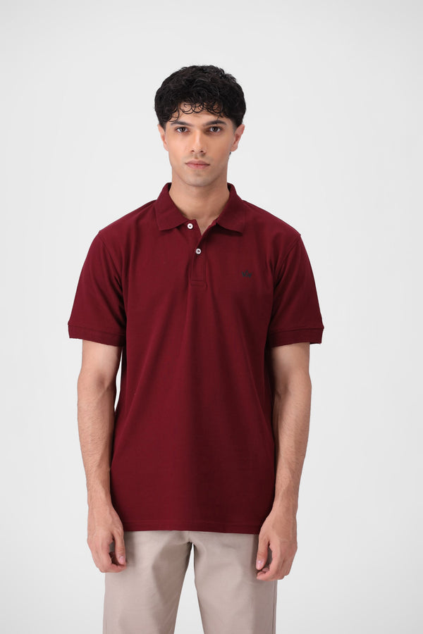 Dark Maroon Polo Shirt