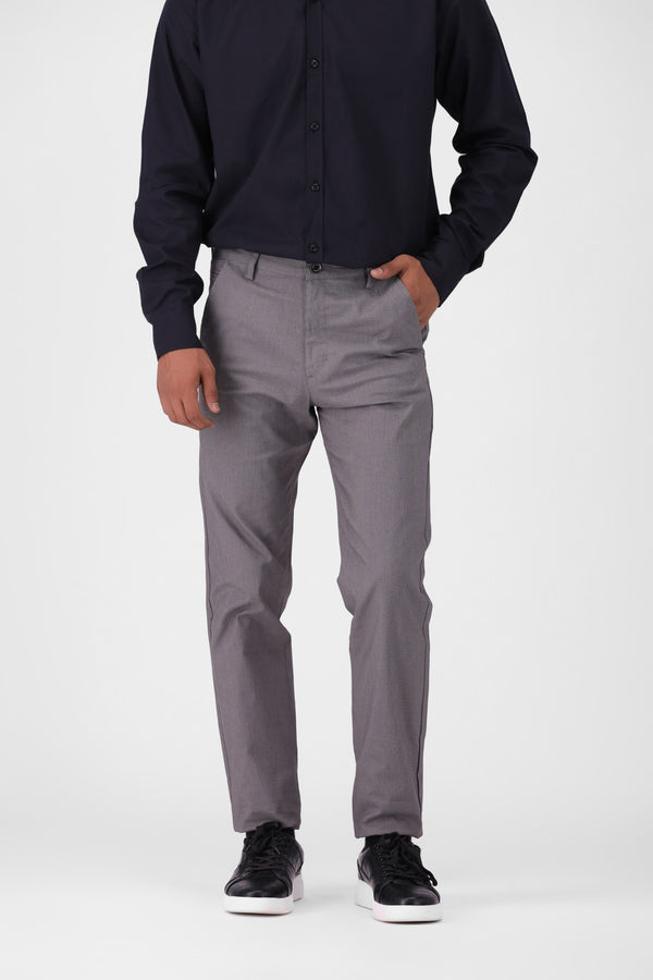 Grey Tappered Chino