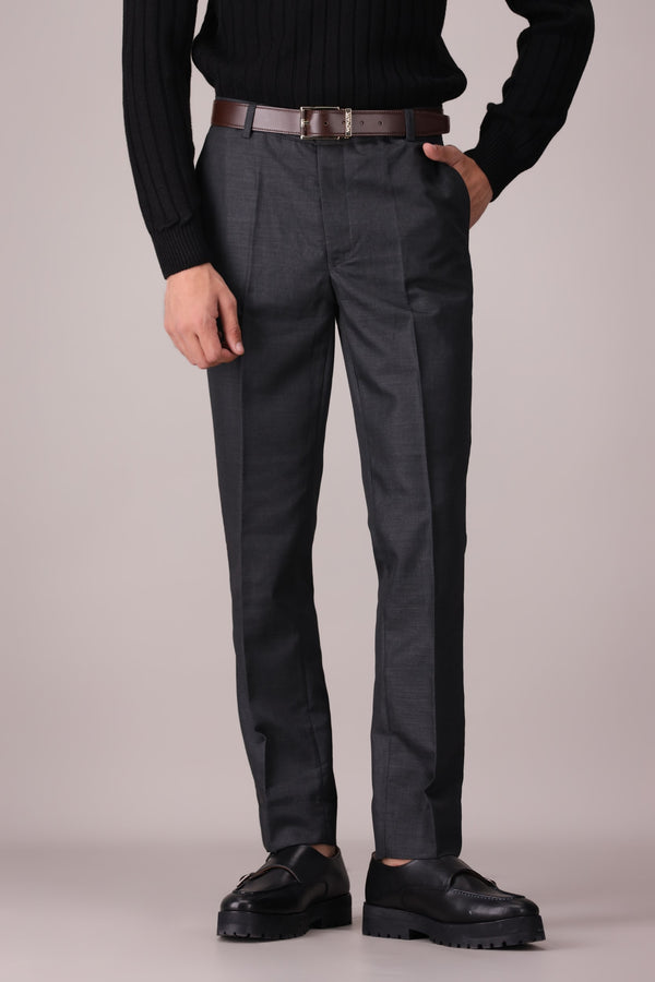 TEXTURED FORMAL PANTS