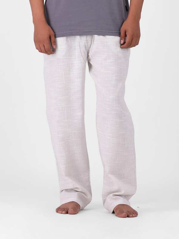 Stone White SleepWear Trouser