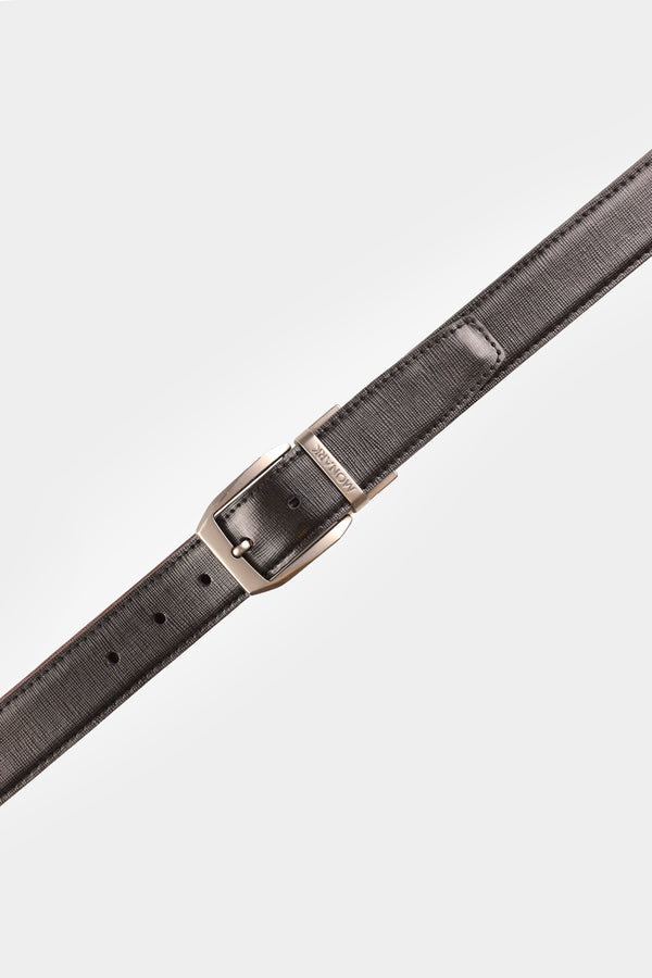 Black-Brown Switchable Textured Belt