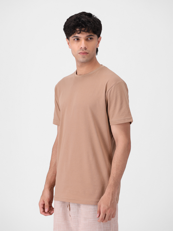 Brown Basic Tee