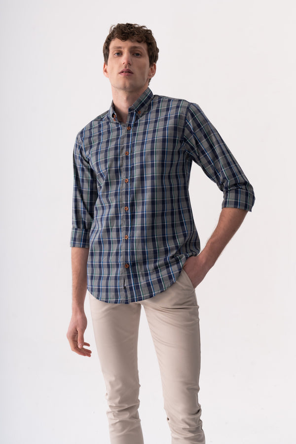 CHECK SLIM FIT SHIRT