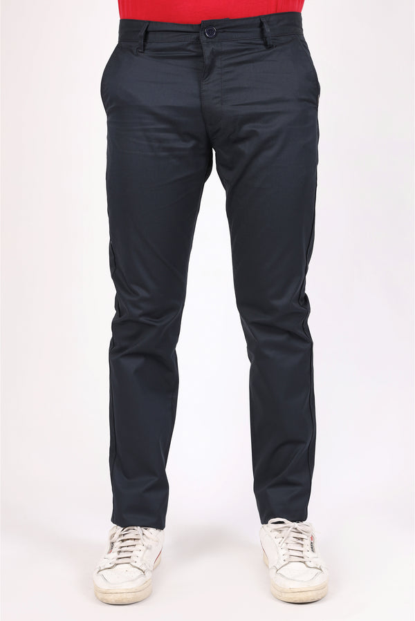 NAVY BLUE SLIM FIT PANTS