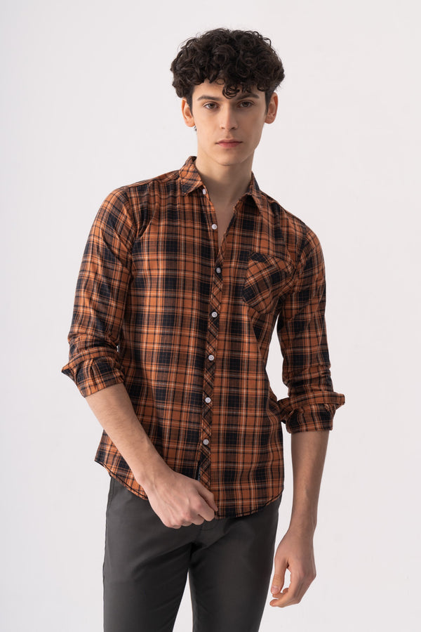 CHECK SLIM FIT SHIRT