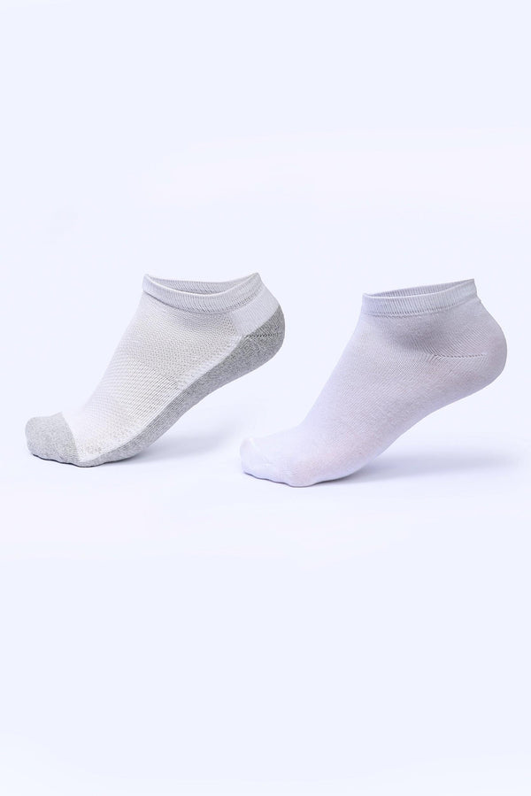 ANKLE COLOR BLOCK SOCKS PACK OF 2