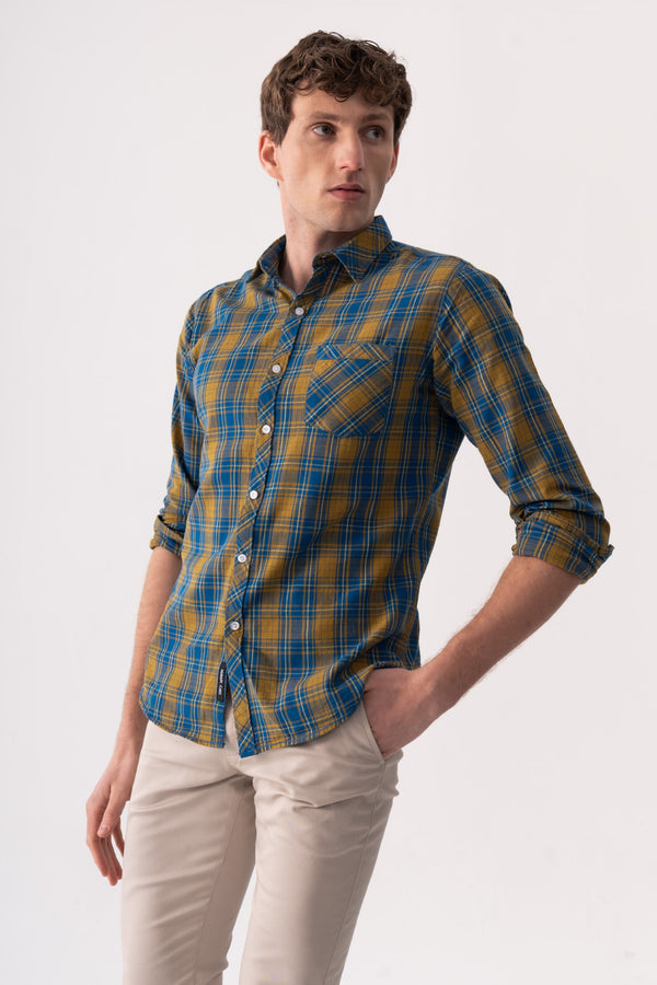 CHECK SLIM FIT SHIRT