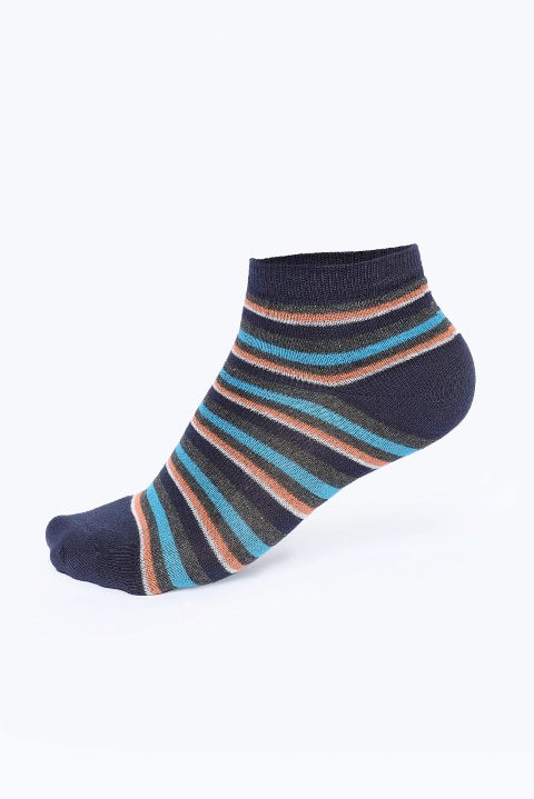 Stripe Color Ankel Socks